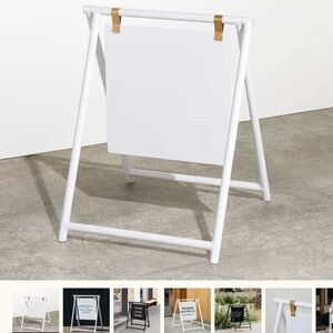 White A-Frame Sign BRAND NEW, NEVER USED